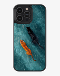 Wild Duo Swim – Tiger and Panther Premium Phone Cover Glass Case