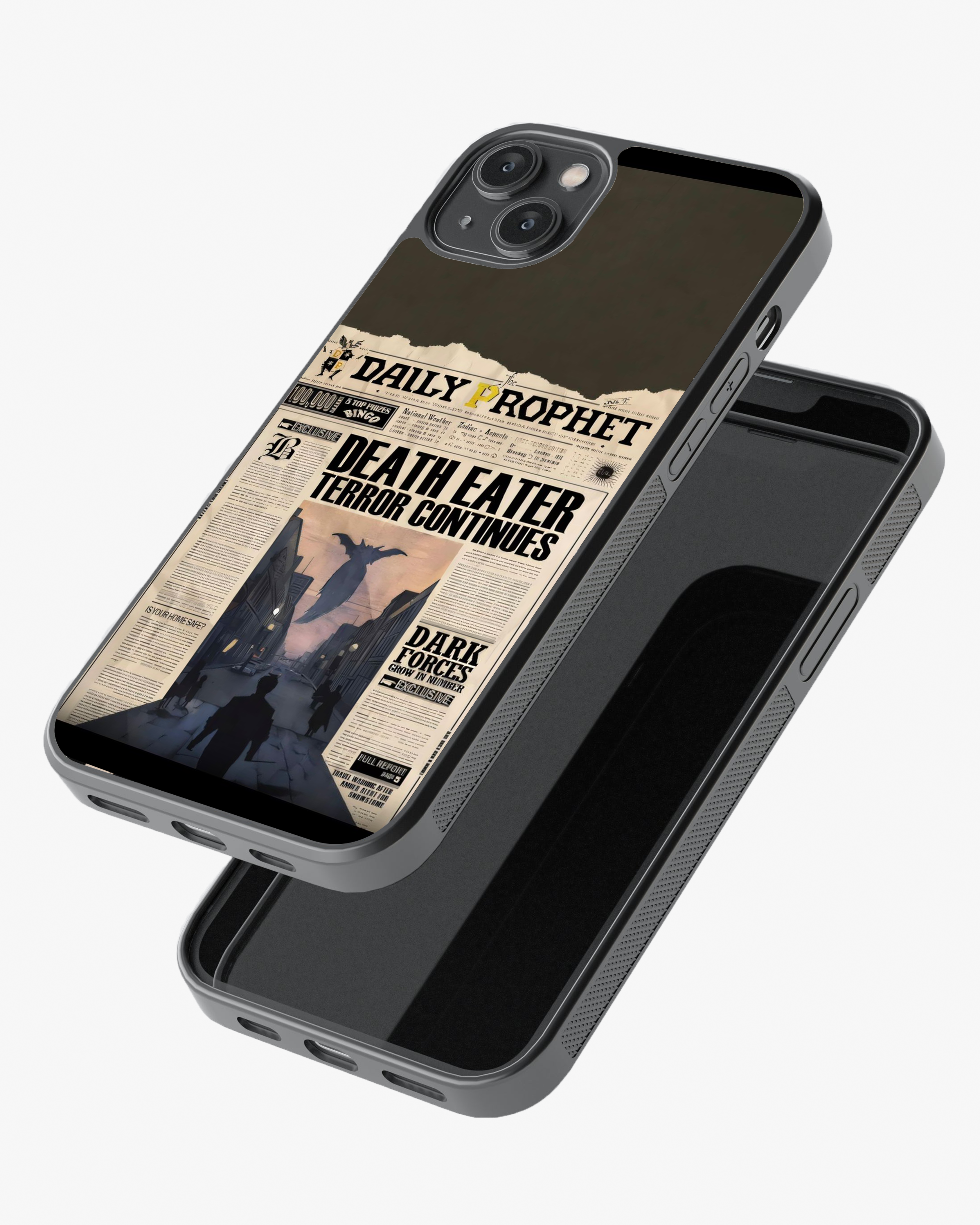 Dark Chronicle – Mystery Newspaper Phone Cover Glass Case