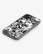 Monochrome Chaos – Urban Graffiti Cartoon Premium Phone Cover Glass Case