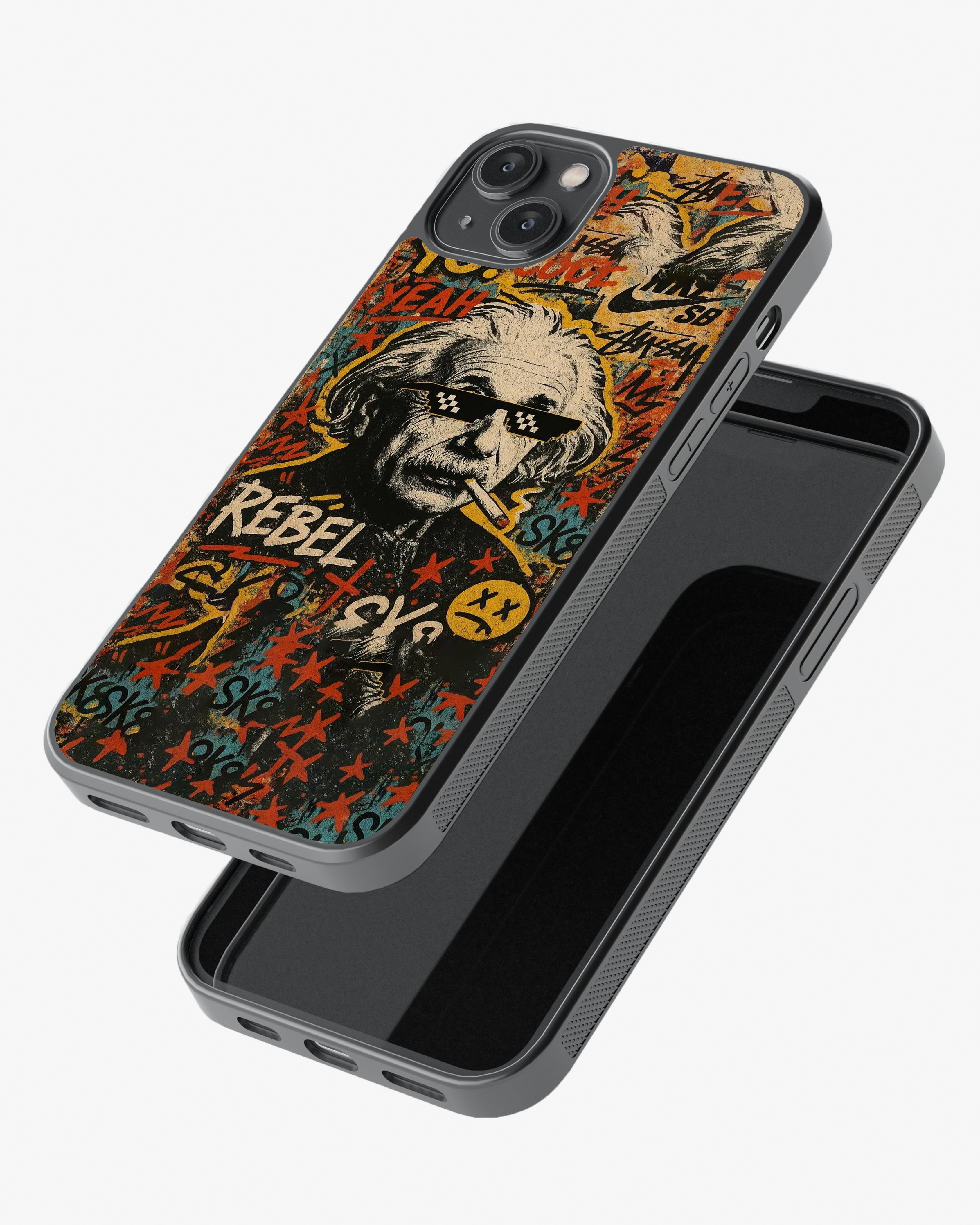 Rebel Genius – Graffiti Street Edition Phone Cover Glass Case