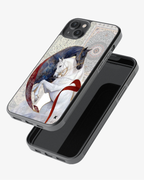 Royal Unity – Dual Horse Art Phone Cover Glass Case