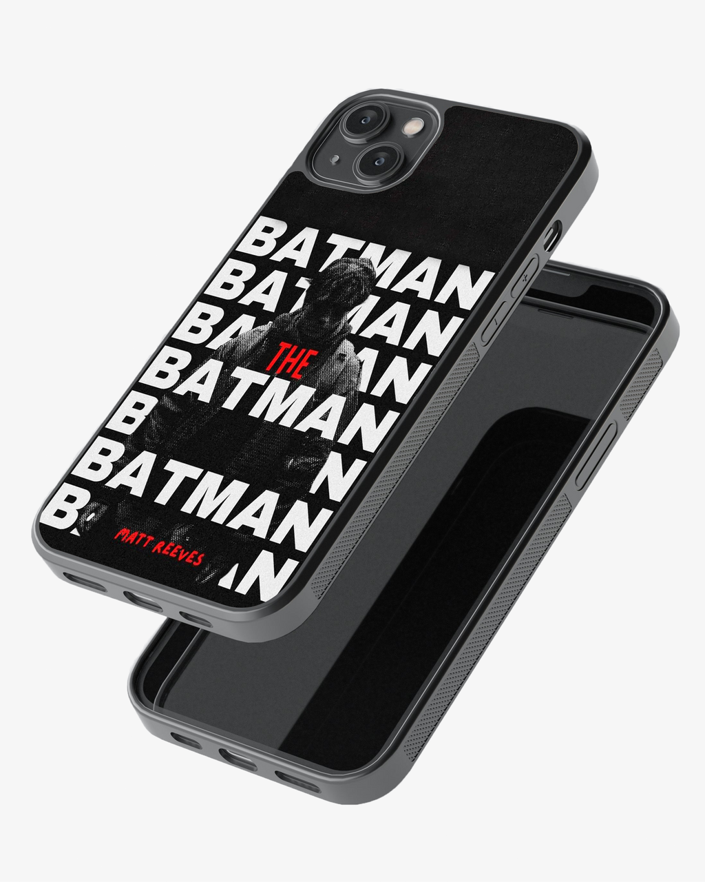 The Batman Typography Edition Phone Cover Glass Case