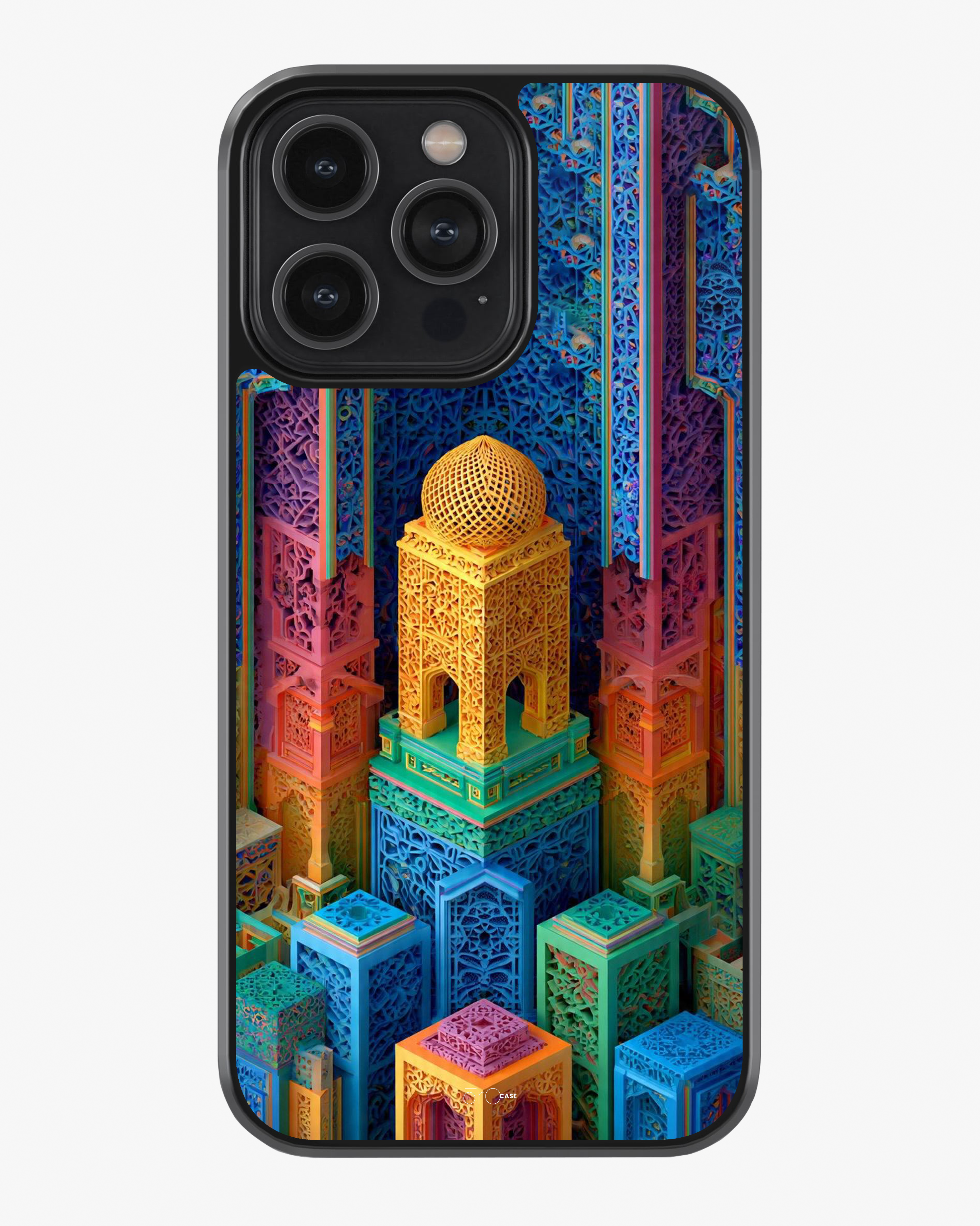 Celestial Craft Palace – Luxury Art Case Phone Cover Glass Case