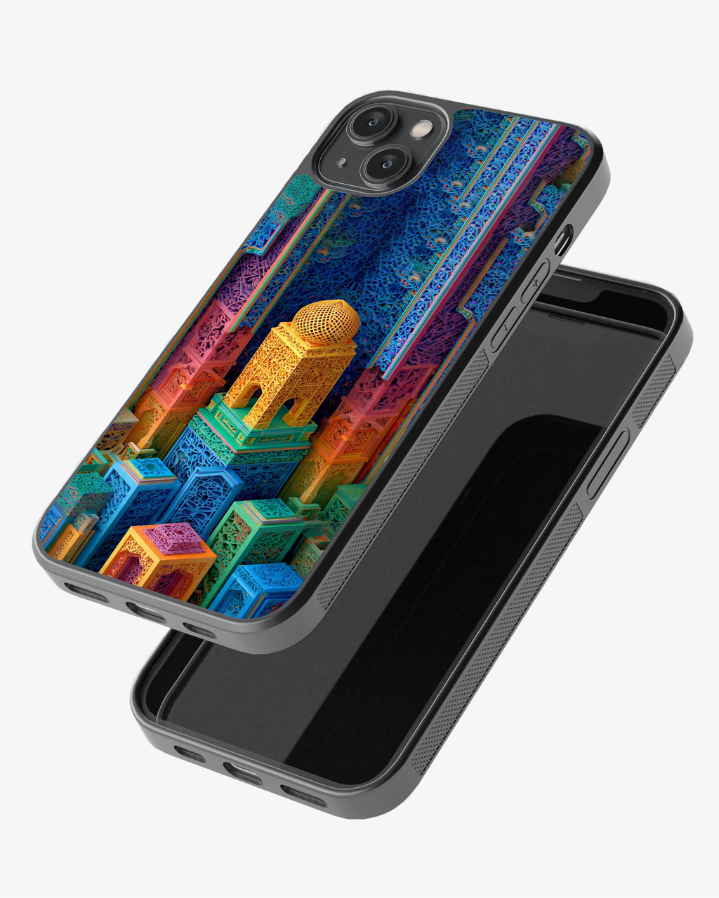 Celestial Craft Palace – Luxury Art Case Phone Cover Glass Case