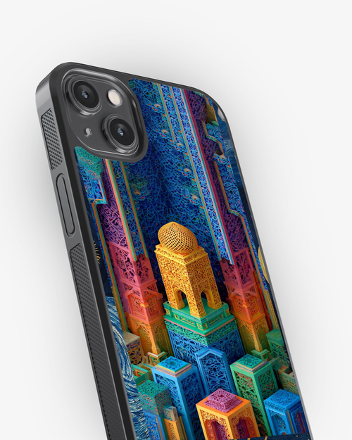 Celestial Craft Palace – Luxury Art Case Phone Cover Glass Case