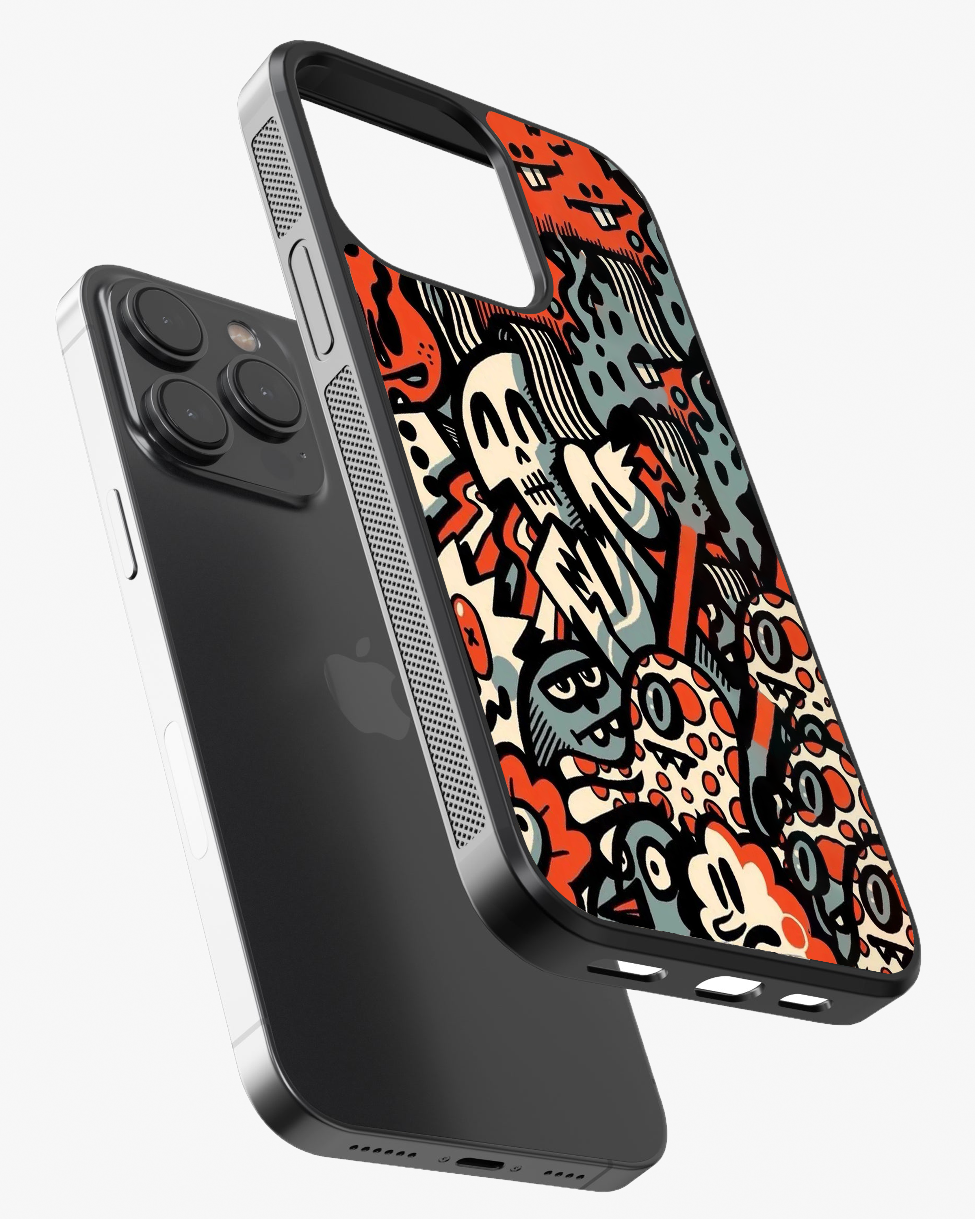 Chaos Doodles – Street Art Case Phone Cover Glass Case