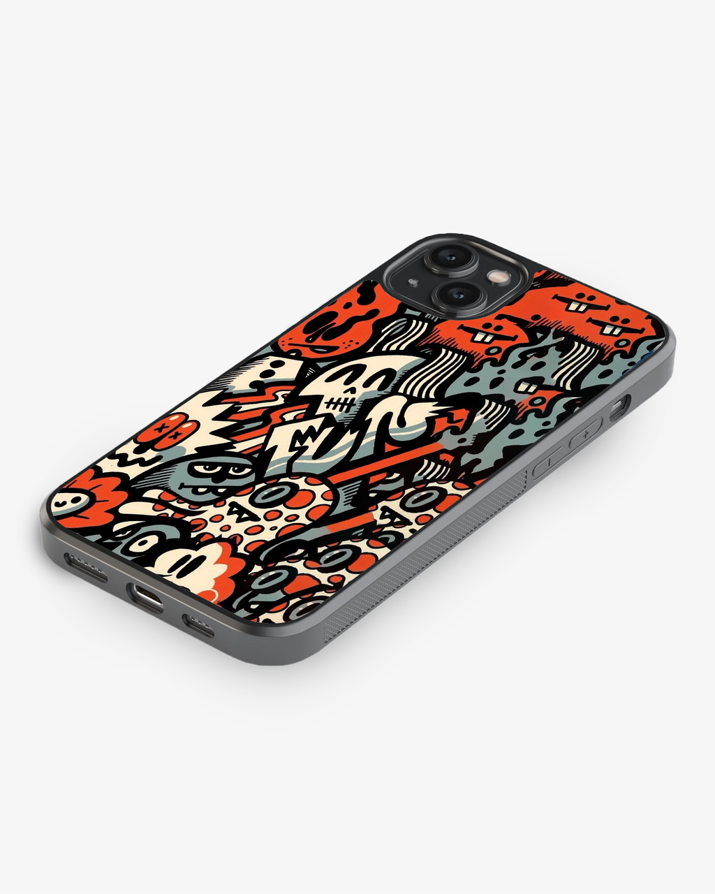 Chaos Doodles – Street Art Case Phone Cover Glass Case