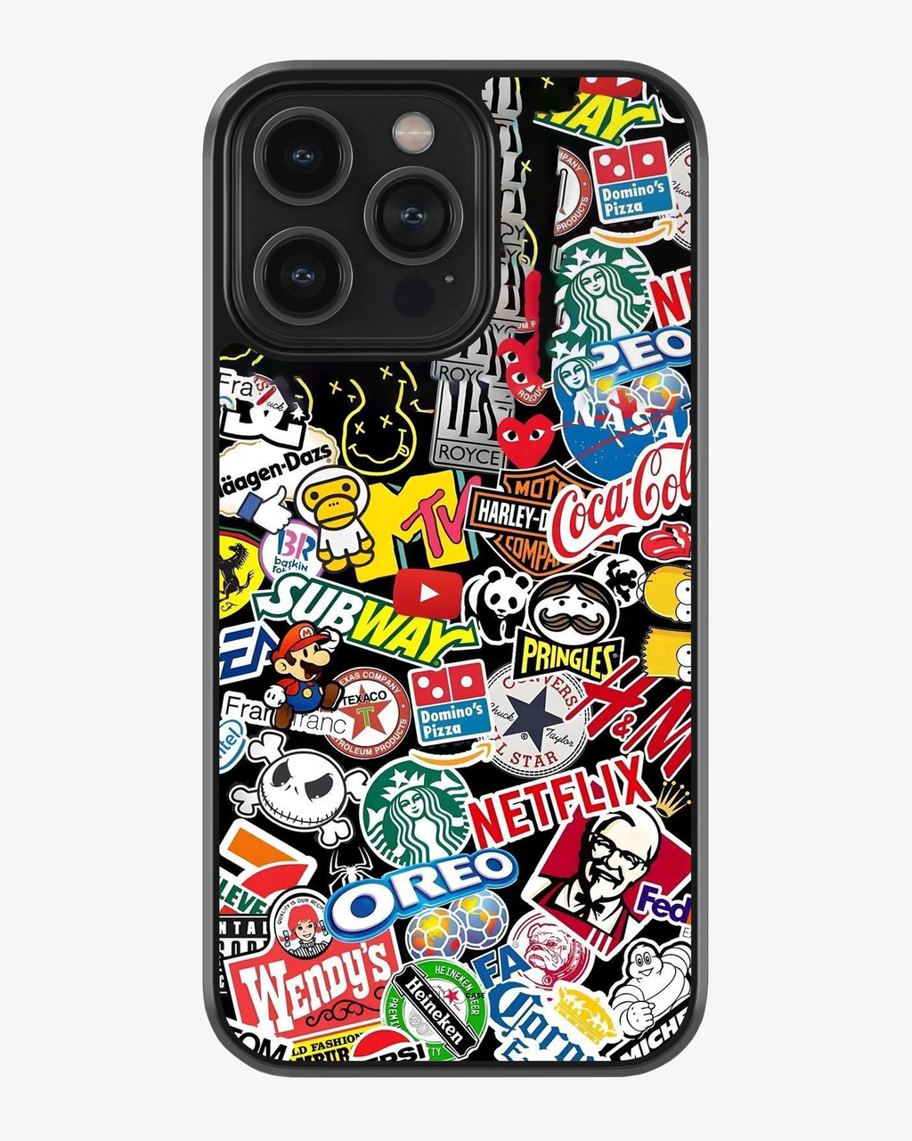 Ultimate Brand Collage – Street Pop Edition Phone Cover Glass Case