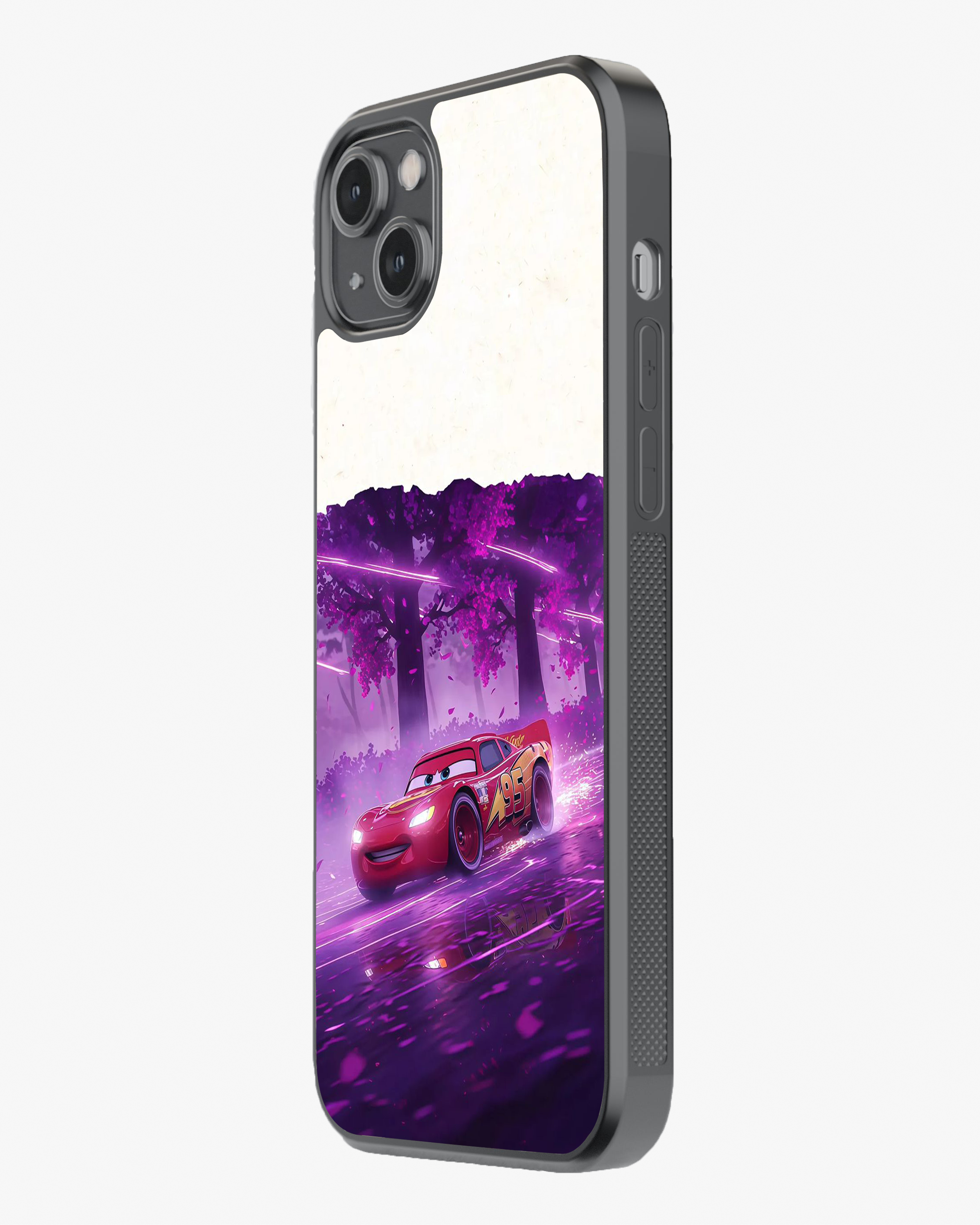 Cars 95 Aesthetic Purple Theme Phone Cover Glass Case