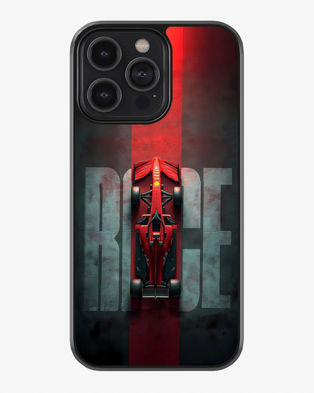 Red Formula Racing Car Premium Phone Cover Glass Case