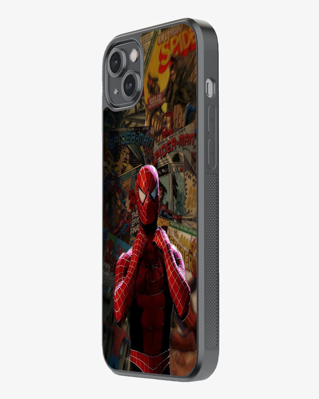 Red Web Hero Comic Phone Cover Glass Case