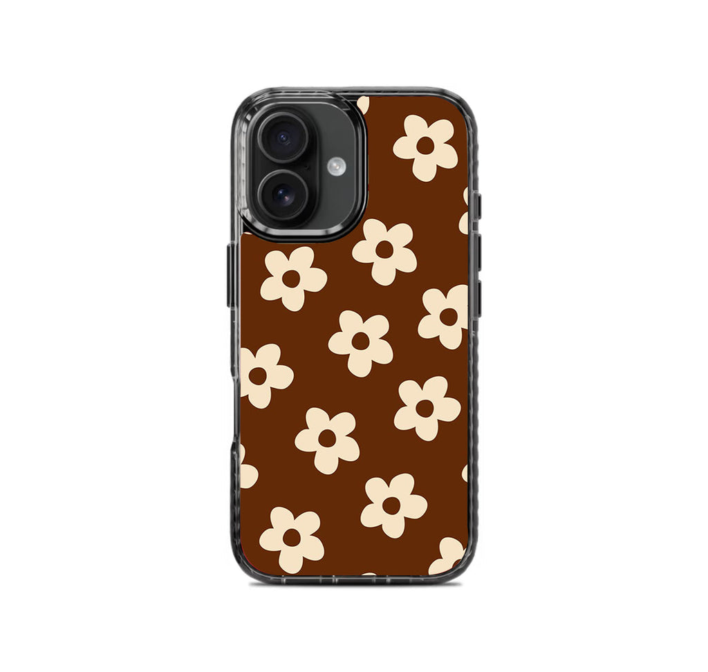 Brown Floral Pattern Stride 2.0 Phone Case Cover