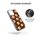Brown Floral Pattern Stride 2.0 Phone Case Cover