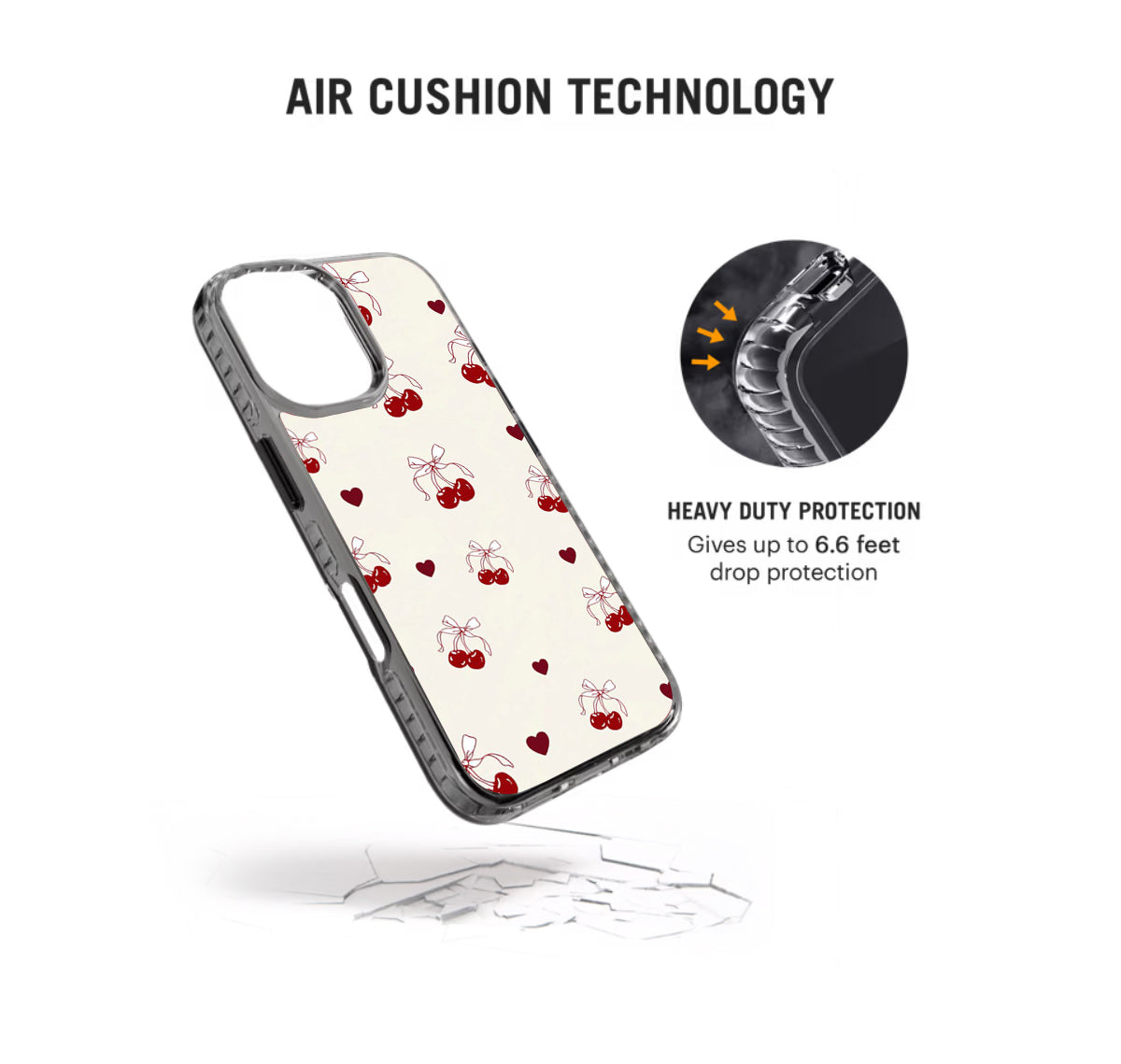 Cherry Bow Pattern Stride 2.0 Phone Case Cover