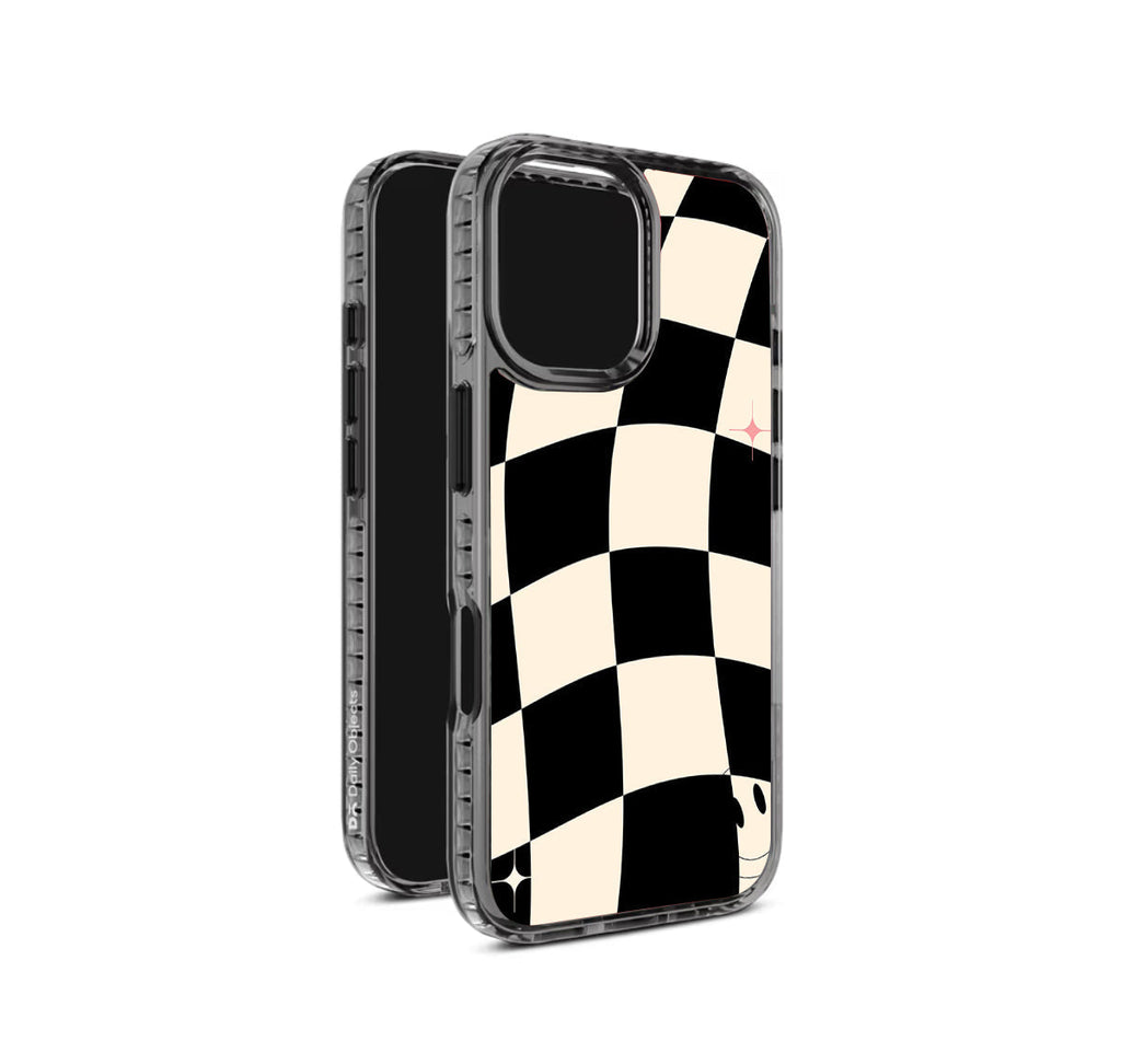 Black Checkers Pattern Stride 2.0 Phone Case Cover