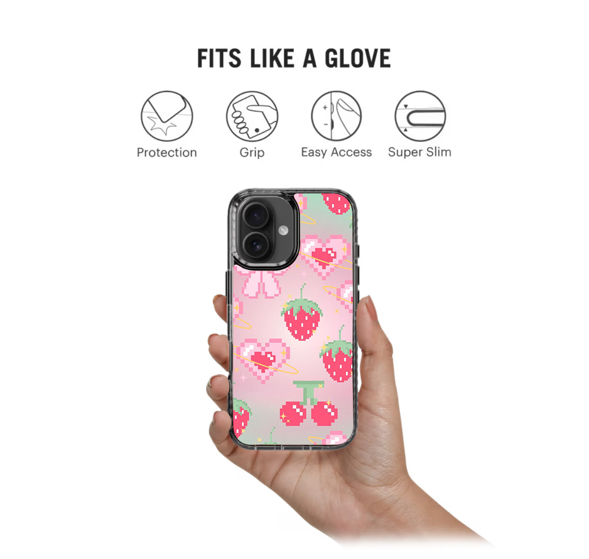 Strawberry Bows Pattern Stride 2.0 Phone Case Cover